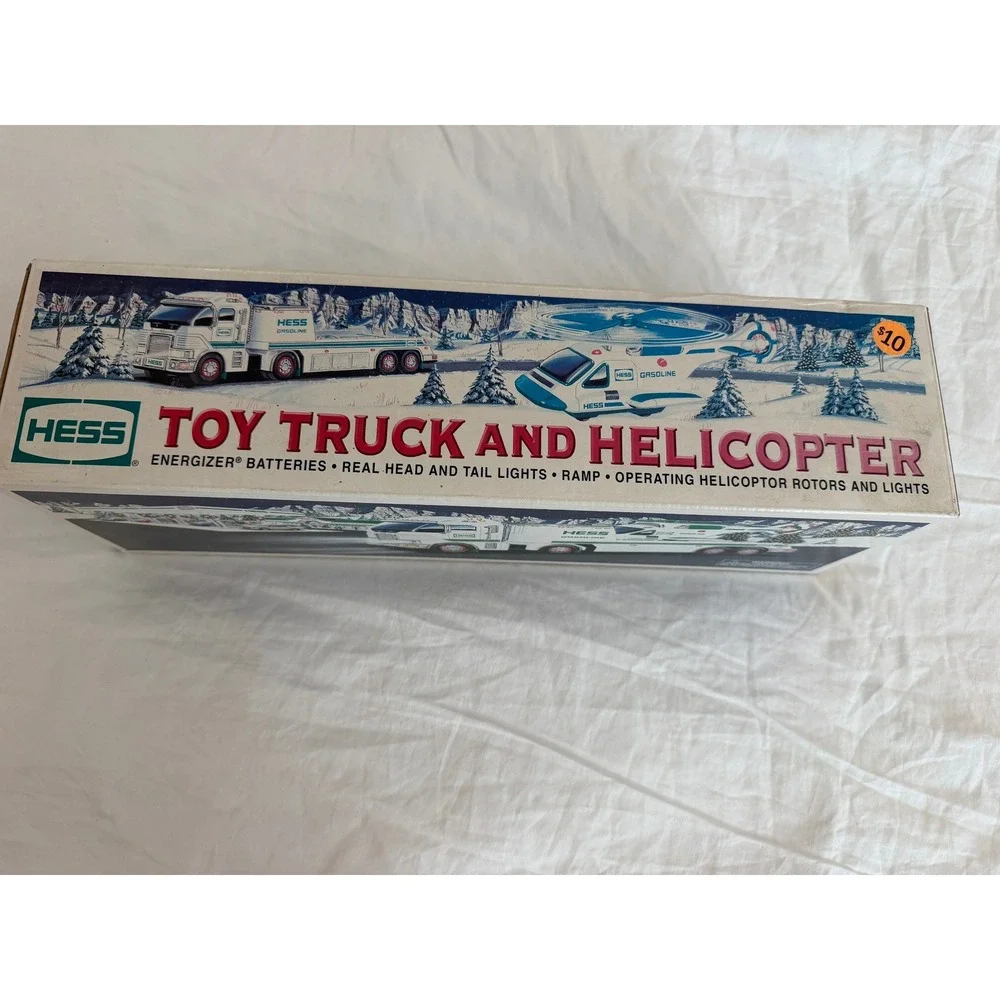 2006 Hess Toy Truck and Helicopter with Original Box and Instructions